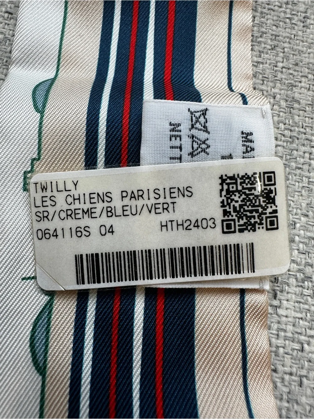 Hermes Les Chiens Parisiens Twilly